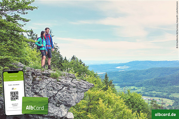 Wandern am Hangenden Stein bei Albstadt